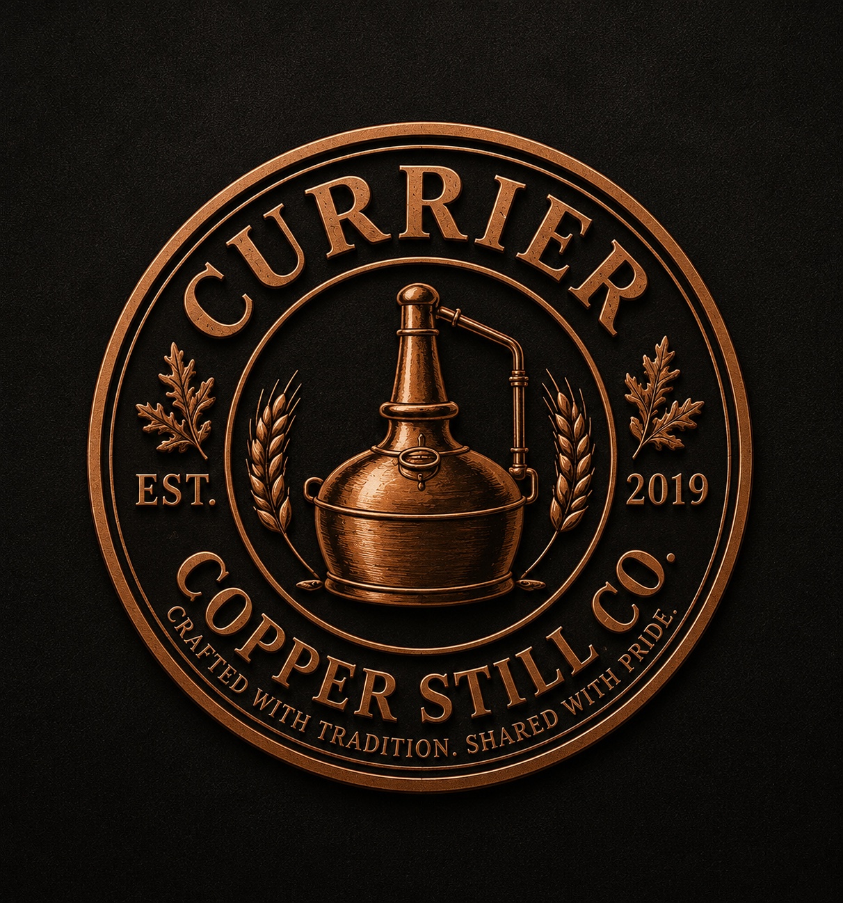 Currier Copper Still Co. logo